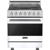 Viking - 4.7 Cu. Ft. Self-Cleaning Freestanding Electric Convection Range - White