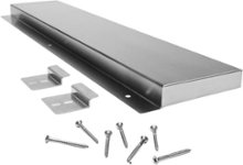 Whirlpool - 6" Slide-in Backsplash for Ranges - Stainless steel