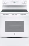 GE - 5.3 Cu. Ft. Freestanding Electric Range with Manuanl Cleaning - White