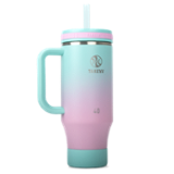 Takeya - 40-oz. Straw Tumbler with Handle - Ombre Dream