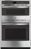 GE Profile - 27" Built-In Double Electric Convection Wall Oven with Built-In Microwave - Stainless steel
