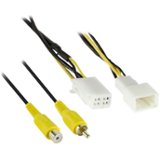 Metra - Rear View Camera Cable Kit for Most 2007 or Later Mazda Vehicles - Black, Yellow