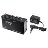 PYLE - Pro Ultra Compact Phono Turntable Pre-Amplifier - Black