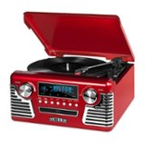 Victrola - 50's Bluetooth Stereo Audio System - Red