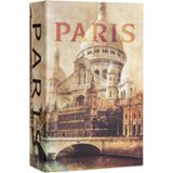 Barska - Paris Book Lock Box with Combination Lock - Beige/Brown