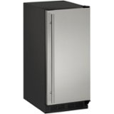 U-Line - 1000 Series 14.9" 60 lb Freestanding Icemaker - Stainless steel