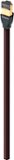 AudioQuest - RJE Cinnamon 39.4' Ethernet Cable - Black/Red