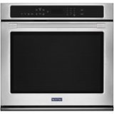 Maytag - 27" Built-In Single Electric Convection Wall Oven - Stainless steel