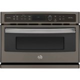 GE Profile - 27" Built-In Single Electric Convection Wall Oven - Slate
