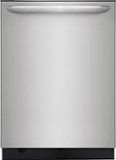 Frigidaire - Gallery 24" Top Control Built-In Dishwasher with Stainless Steel Tub, 51 dba - Stainless Steel