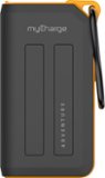 myCharge - Adventure Plus 6,700 mAh Portable Charger for Most USB-Enabled Devices - Orange/black