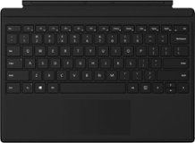 Microsoft - Surface Pro Signature Type Cover for Pro 3, Pro 4, Pro 5, Pro 6, Pro 7, Pro 7+ - Black