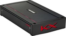 KICKER - KX Series Class D Bridgeable Multichannel Amplifier with Variable Crossovers - Black