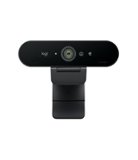 Logitech - Brio Ultra HD Pro 4096 x 2160 Business Webcam with RightLight™ 3 and Noise-Cancelling Dual Mics - Black