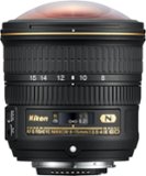 Nikon - AF-S Fisheye-Nikkor 8-15mm f/3.5-4.5 E ED Fisheye Zoom Lens for D3 - Black