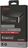Rocketfish™ - 2-Output HDMI Splitter with 4K at 60Hz and HDR Pass-Through - Black