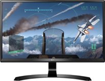 LG - 24" IPS LED 4K UHD FreeSync Monitor (HDMI, Display Port) - Black