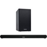 Toshiba - 2.1-Channel Soundbar System with Wireless Subwoofer and Digital Amplifier - Black