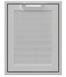 Hestan - 20" Outdoor Trash and Recycle Drawer - Silver