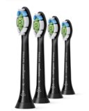 Philips Sonicare - DiamondClean Replacement Toothbrush Heads (4-pack) - Black