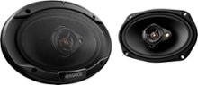 Kenwood - Road Series 6" x 9" 3-Way Car Speakers with Cloth Cones (Pair) - Black