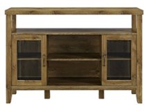 Walker Edison - Tall Storage Buffet TV Stand for TVs up to 55" - Barnwood