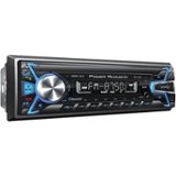 Power Acoustik - In-Dash Digital Media Receiver - Built-in Bluetooth with Detachable Faceplate - Black