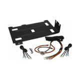 Stinger - 2/4 Channel Universal Amplifier Installation Kit for Select 2014+ Polaris RZR Off-Road Vehicles - Black