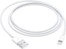 Apple - 3.3' USB Type A-to-Lightning Charging Cable - White