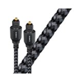 AudioQuest - OptiLink 2.5' Toslink Fiber-Optic Cable - Black