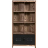 OneSpace - Norwood Range Collection 6-Shelf Bookcase - Natural Oak