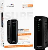 ARRIS - SURFboard 16 x 4 DOCSIS 3.0 Cable Modem & AC1600 Wi-Fi Router - Black