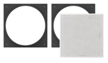 Sonance - VP8SQ SQUARE ADAPTOR W/ GRILLE - Visual Performance 8" Square Adapter with Grille (2-Pack) - Paintable White