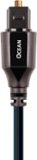 AudioQuest - OptiLink 12' Toslink Fiber-Optic Cable - Black/Blue Stripes