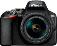 Nikon - D3500 DSLR Video Camera with AF-P DX NIKKOR 18-55mm f/3.5-5.6G VR Lens - Black