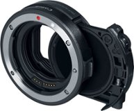 Canon - EF-EOS R5, EOS R6, EOS R and EOS RP Drop-In Filter Lens Mount Adapter with Drop-In Variable ND Filter A