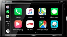JVC - 6.8" - Android Auto/Apple® CarPlay™ - Built-in Bluetooth - In-Dash CD/DVD/DM Receiver - Black