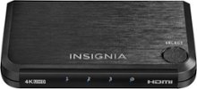 Insignia™ - 3-Port HDMI Switch with 4K 60Hz and HDR Pass-Through - Black
