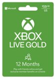Microsoft - Xbox Live 12 Month Gold Membership
