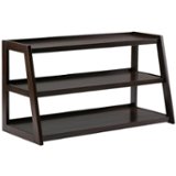 Simpli Home - Sawhorse TV Stand for Most TVs Up to 53" - Dark Chestnut Brown