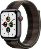 Apple Watch SE 1st Generation (GPS + Cellular) 44mm Aluminum Case with Tornado/Gray Sport Loop - Space Gray