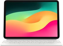 Apple - Magic Keyboard for 11-inch iPad Pro (1st, 2nd, or 3rd Generation) and iPad Air (4th, or 5th Generation) - White
