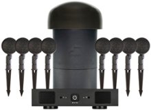Sonance - SGS 8.1 SYSTEM W/SR 2-125 AMP - Garden Series 8.1-Ch. Outdoor Speaker System with 2-Ch. Amplifier (Each) - Dark Brown/Black