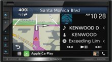 Kenwood - 6.8" - Android Auto/Apple® CarPlay™ - Built-in Navigation - Bluetooth - In-Dash Digital Media Receiver - Black
