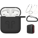 SaharaCase - Case for Apple AirPods (1st Generation and 2nd Generation) - Black
