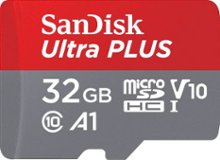 SanDisk - Ultra PLUS 32GB microSDHC UHS-I Memory Card