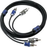 KICKER - Q-Series Interconnects 16.4' Audio RCA Cable - Black