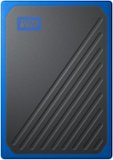 WD - My Passport Go 1TB External USB 3.0 Portable Solid State Drive - Black/Cobalt