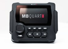 MB Quart - In-Dash Digital Media Receiver - Built-in Bluetooth - Black