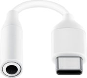 Samsung - USB Type C-to-3.5mm Headphone Jack Adapter - White